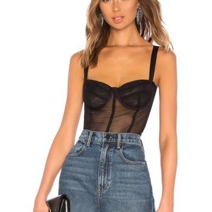 Danielle Guizio Zita Mesh Corset